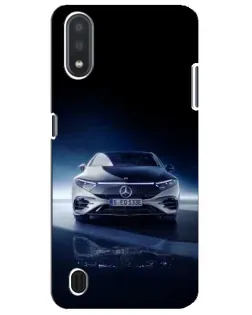 Чехол для Samsung Galaxy M01 Core (A013F) с картинкой «Ночной Mercedes EQ»