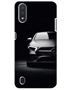 Чехол для Samsung Galaxy M01 Core (A013F) с картинкой «Свет фар Mercedes»
