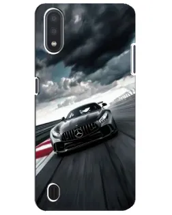 Чехол для Samsung Galaxy M01 Core (A013F) с картинкой «Гоночный Mercedes AMG»