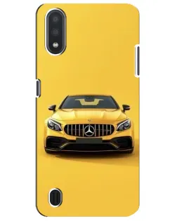 Чехол для Samsung Galaxy M01 Core (A013F) с картинкой «Желтый Mercedes GT»
