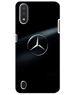 Чохол для Samsung Galaxy M01 Core (A013F) з картинкою «Mercedes на металі»