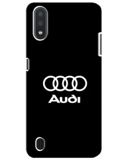 Чехол для Samsung Galaxy M01 Core (A013F) с картинкой «Классическое лого Audi»