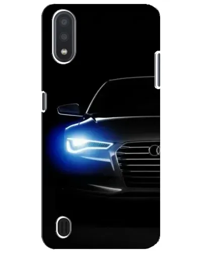 Чехол для Samsung Galaxy M01 Core (A013F) с картинкой «Неоновый взгляд Audi» Чехол для Samsung Galaxy M01 Core (A013F) с картинкой «Неоновый взгляд Audi»