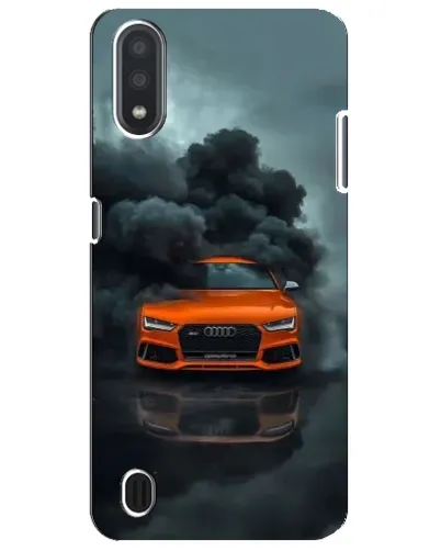 Чехол для Samsung Galaxy M01 Core (A013F) с картинкой «Audi в облаках дыма» Чехол для Samsung Galaxy M01 Core (A013F) с картинкой «Audi в облаках дыма»