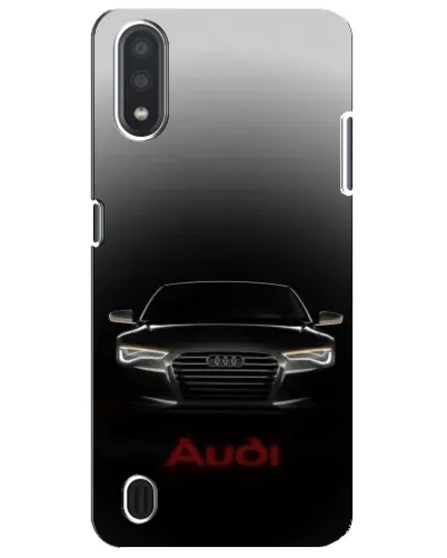 Чехол для Samsung Galaxy M01 Core (A013F) с картинкой «Audi — градиентный контур» Чехол для Samsung Galaxy M01 Core (A013F) с картинкой «Audi — градиентный контур»