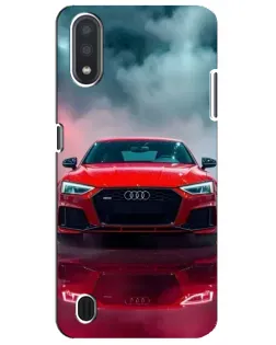 Чехол для Samsung Galaxy M01 Core (A013F) с картинкой «Audi RS — красный стиль»