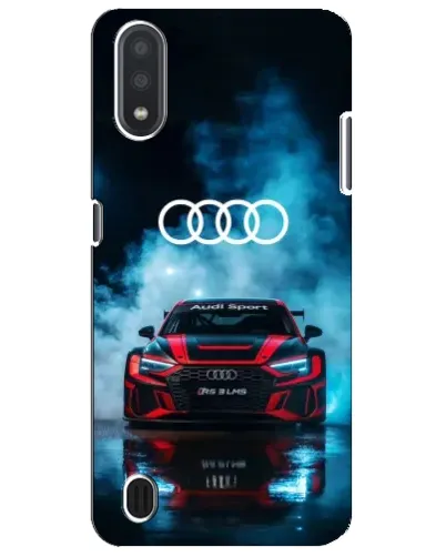Чехол для Samsung Galaxy M01 Core (A013F) с картинкой «Audi Sport — неон» Чехол для Samsung Galaxy M01 Core (A013F) с картинкой «Audi Sport — неон»