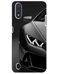 Чехол для Samsung Galaxy M01 Core (A013F) с картинкой «Lamborghini фары детализация»