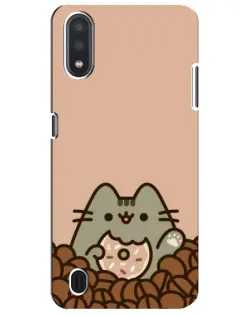 Чехол для Samsung Galaxy M01 Core (A013F) с картинкой «Кофейный Пушин»