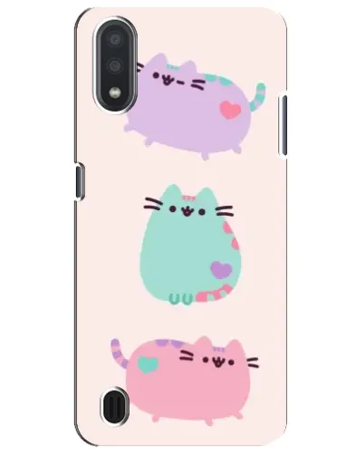 Чехол для Samsung Galaxy M01 Core (A013F) с картинкой «Pusheen трио» Чехол для Samsung Galaxy M01 Core (A013F) с картинкой «Pusheen трио»