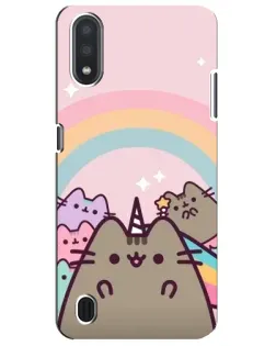 Чехол для Samsung Galaxy M01 Core (A013F) с картинкой «Единорог Pusheen»