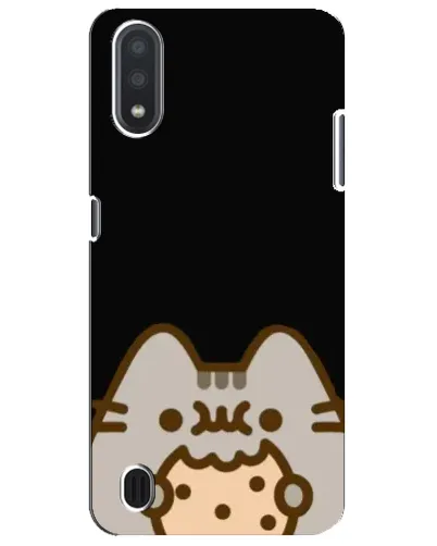 Чехол для Samsung Galaxy M01 Core (A013F) с картинкой «Пушин на черном» Чехол для Samsung Galaxy M01 Core (A013F) с картинкой «Пушин на черном»