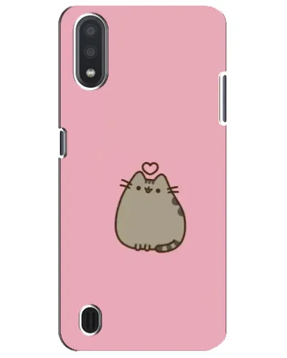Чехол для Samsung Galaxy M01 Core (A013F) с картинкой «Pusheen сердце» Чехол для Samsung Galaxy M01 Core (A013F) с картинкой «Pusheen сердце»
