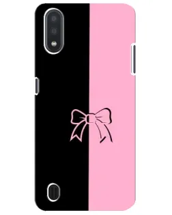 Чехол для Samsung Galaxy M01 Core (A013F) с картинкой «Половинки банта»