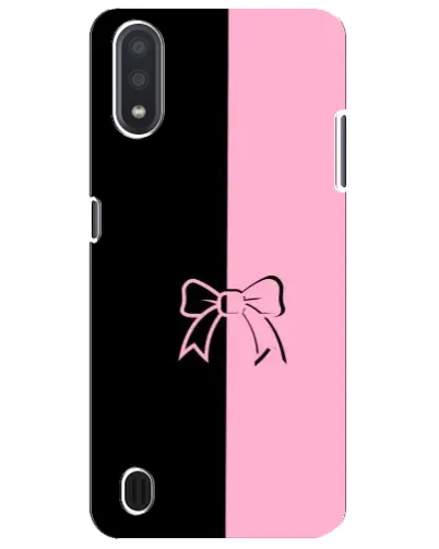 Чехол для Samsung Galaxy M01 Core (A013F) с картинкой «Половинки банта»