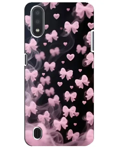 Чехол для Samsung Galaxy M01 Core (A013F) с картинкой «Неоновое кружево»