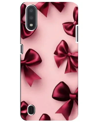 Чехол для Samsung Galaxy M01 Core (A013F) с картинкой «Бордовый атлас»