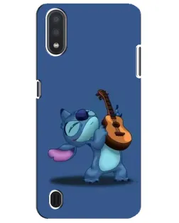 Чохол для Samsung Galaxy M01 Core (A013F) з картинкою «Стіч з укулеле»