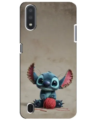 Чохол для Samsung Galaxy M01 Core (A013F) з картинкою «Стіч на чоричневому фоні»