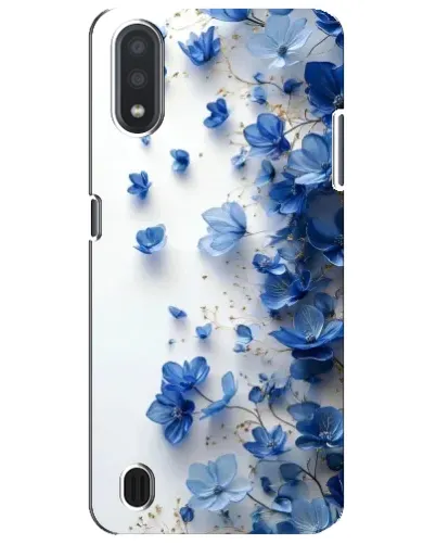 Чехол для Samsung Galaxy M01 Core (A013F) с картинкой «Голубой цветочный каскад» Чехол для Samsung Galaxy M01 Core (A013F) с картинкой «Голубой цветочный каскад»