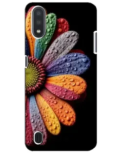 Чохол для Samsung Galaxy M01 Core (A013F) з картинкою «Райдужна квітка»