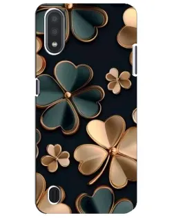 Чохол для Samsung Galaxy M01 Core (A013F) з картинкою «Конюшина в золоті»