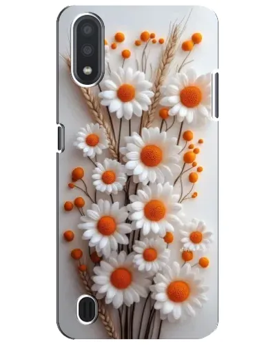 Чехол для Samsung Galaxy M01 Core (A013F) с картинкой «Белые сухоцветы» Чехол для Samsung Galaxy M01 Core (A013F) с картинкой «Белые сухоцветы»