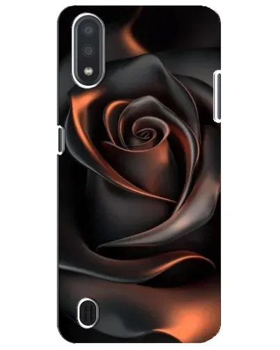 Чехол для Samsung Galaxy M01 Core (A013F) с картинкой «Шелковая черная роза» Чехол для Samsung Galaxy M01 Core (A013F) с картинкой «Шелковая черная роза»