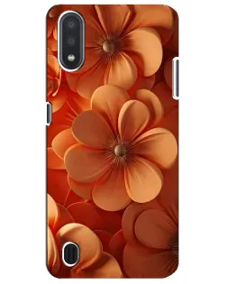 Чохол для Samsung Galaxy M01 Core (A013F) з картинкою «Помаранчева макро квітка»