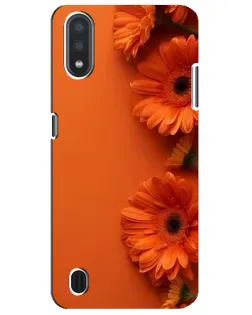 Чохол для Samsung Galaxy M01 Core (A013F) з картинкою «Помаранчеві гербери»