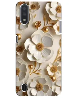 Чохол для Samsung Galaxy M01 Core (A013F) з картинкою «Білі паперові квіти»