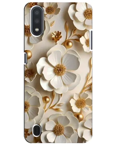 Чехол для Samsung Galaxy M01 Core (A013F) с картинкой «Белие бумажние цвети» Чехол для Samsung Galaxy M01 Core (A013F) с картинкой «Белие бумажние цвети»