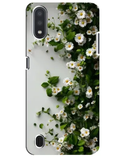 Чехол для Samsung Galaxy M01 Core (A013F) с картинкой «Ветка мелких белых цветов» Чехол для Samsung Galaxy M01 Core (A013F) с картинкой «Ветка мелких белых цветов»