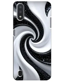 Чехол для Samsung Galaxy M01 Core (A013F) с картинкой «Черно-белая спираль» Чехол для Samsung Galaxy M01 Core (A013F) с картинкой «Черно-белая спираль»