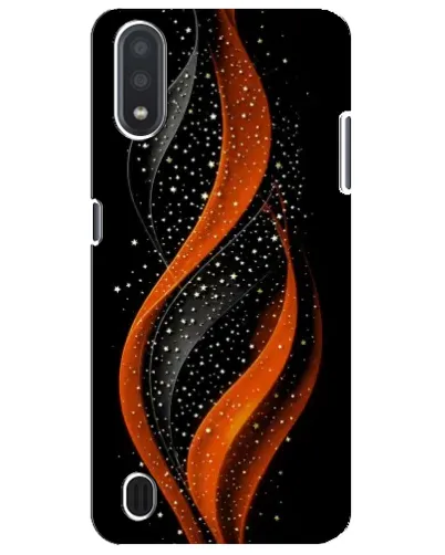 Чехол для Samsung Galaxy M01 Core (A013F) с картинкой «Огненная звездная волна»