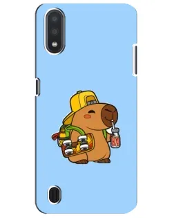 Чехол для Samsung Galaxy M01 Core (A013F) с картинкой «Капибара на скейте» Чехол для Samsung Galaxy M01 Core (A013F) с картинкой «Капибара на скейте»