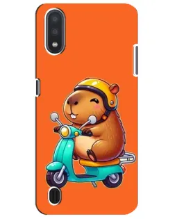 Чехол для Samsung Galaxy M01 Core (A013F) с картинкой «Капибара на скутере» Чехол для Samsung Galaxy M01 Core (A013F) с картинкой «Капибара на скутере»