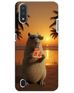 Чехол для Samsung Galaxy M01 Core (A013F) с картинкой «Капибара с пиццей» Чехол для Samsung Galaxy M01 Core (A013F) с картинкой «Капибара с пиццей»