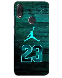 Чехол для Samsung Galaxy M01s с картинкой «Jordan Cyan 23»