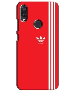 Чехол для Samsung Galaxy M01s с картинкой «Красный минимализм Adidas»