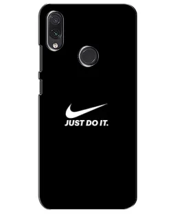 Чехол для Samsung Galaxy M01s с картинкой «Минимализм от Nike»