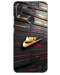 Чехол для Samsung Galaxy M01s с картинкой «Золотой Nike на металле»