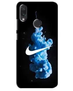 Чехол для Samsung Galaxy M01s с картинкой «Nike и синий дым»