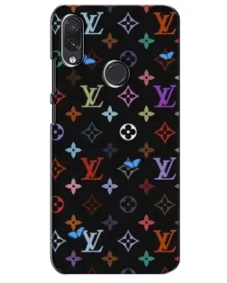 Чехол для Samsung Galaxy M01s с картинкой «Цветная монограмма LV»
