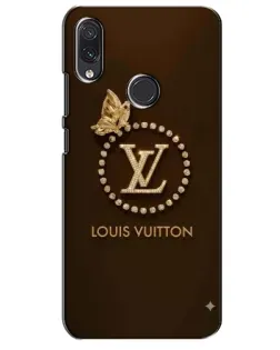 Чехол для Samsung Galaxy M01s с картинкой «LV — золотая печать»