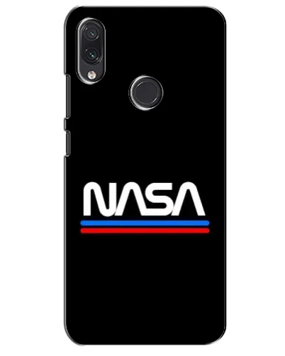 Чехол для Samsung Galaxy M01s с картинкой «NASA — классика Red Blue»