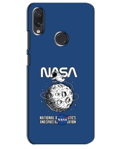 Чехол для Samsung Galaxy M01s с картинкой «NASA — лунная миссия»