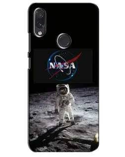 Чехол для Samsung Galaxy M01s с картинкой «Астронавт на Луне»