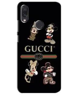 Чехол для Samsung Galaxy M01s с картинкой «Gucci — герои Disney и монограмма»