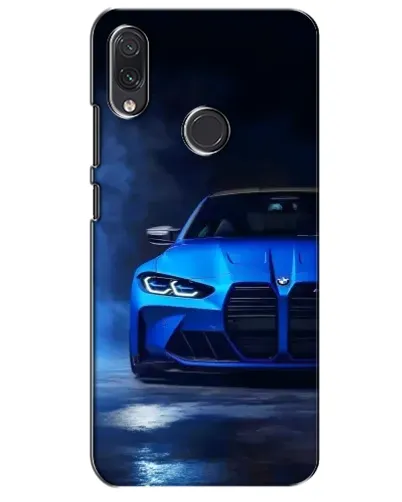 Чехол для Samsung Galaxy M01s с картинкой «Голубая BMW M4»